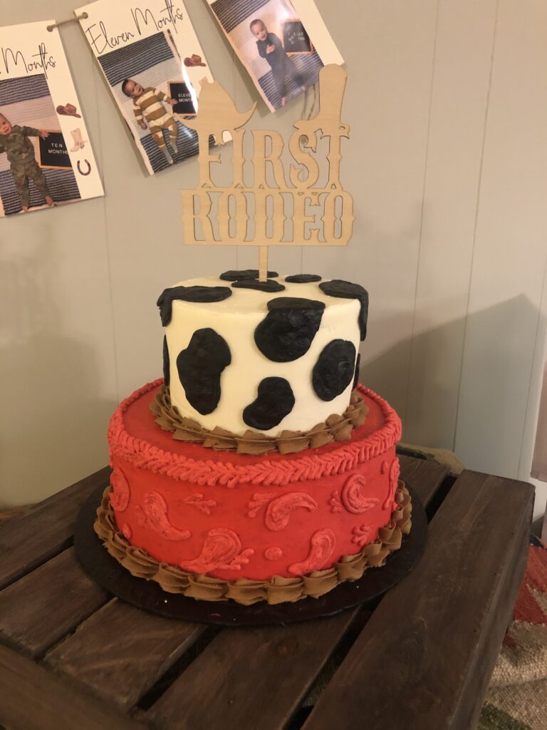 First rodeo birthday cake 